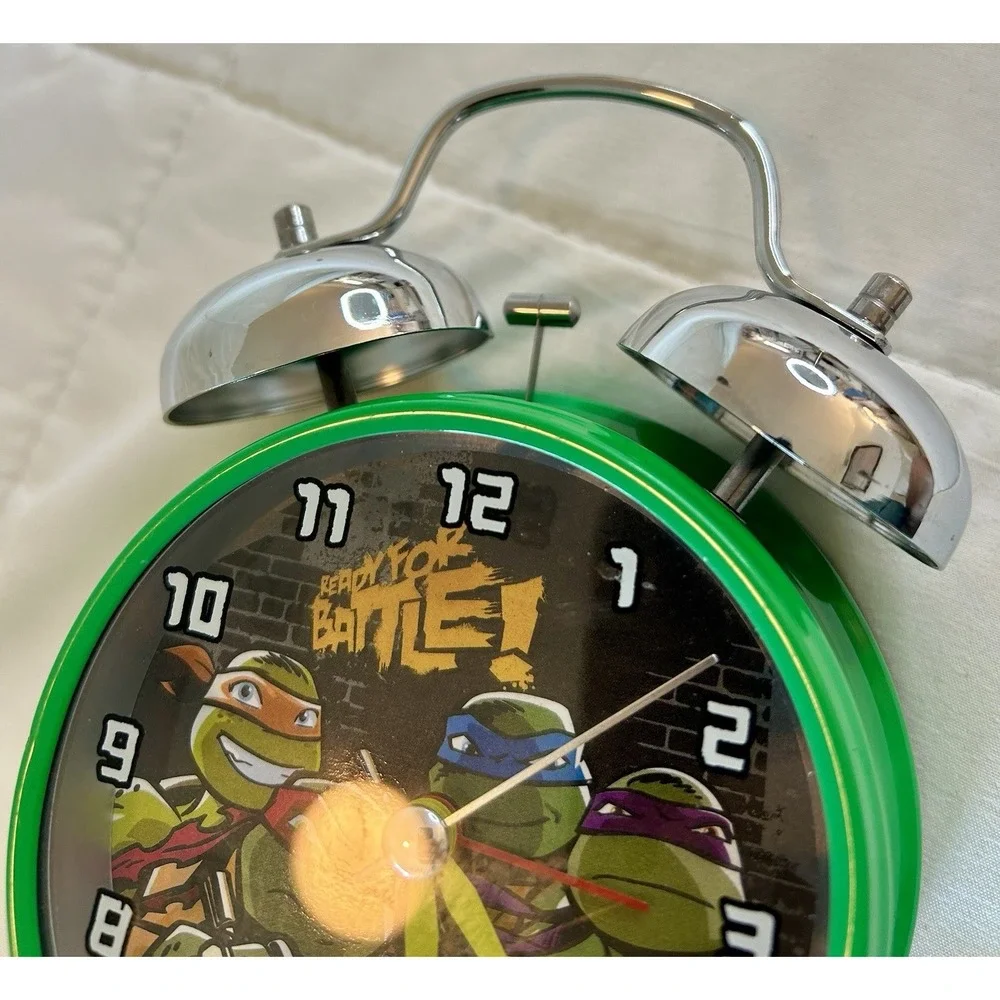 Nickelodeon Teenage Mutant Ninja Turtles Twin Bell Alarm Clock